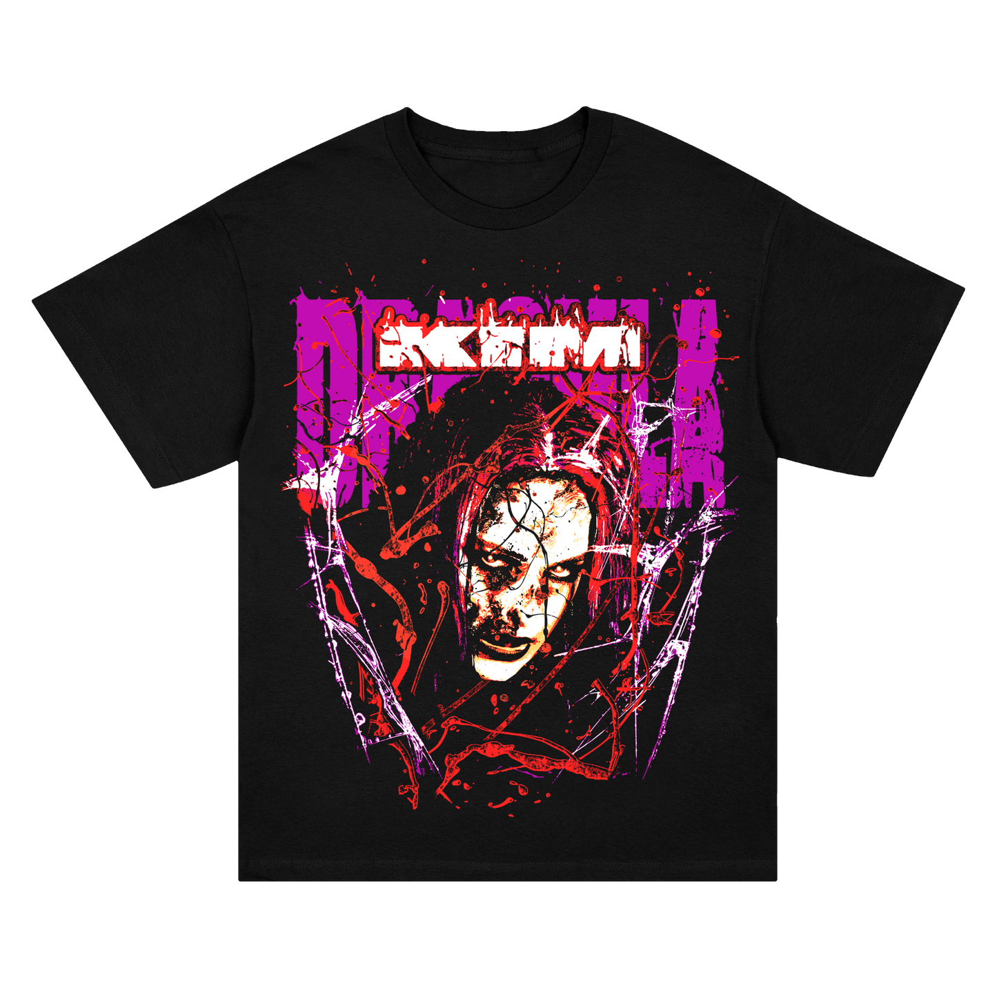 Bloody Face T-Shirt (Black)