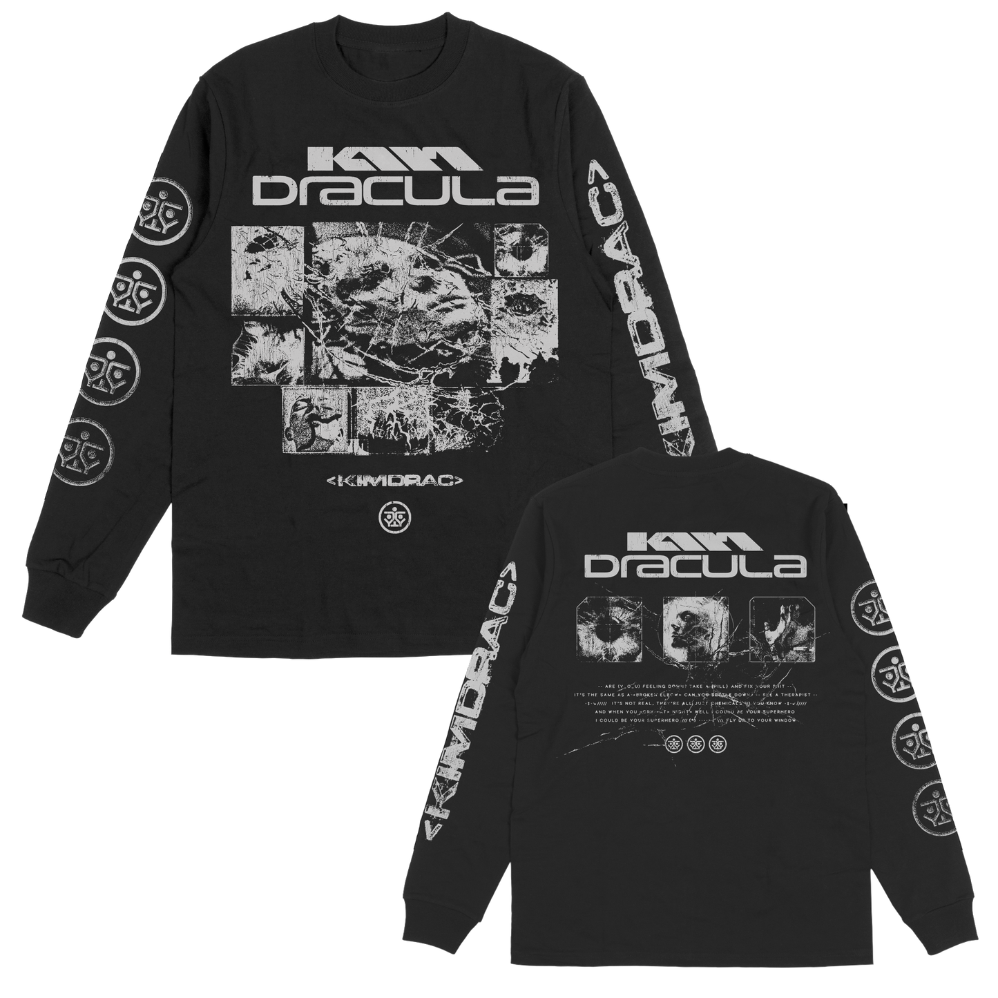 Superhero Long Sleeve (Black)