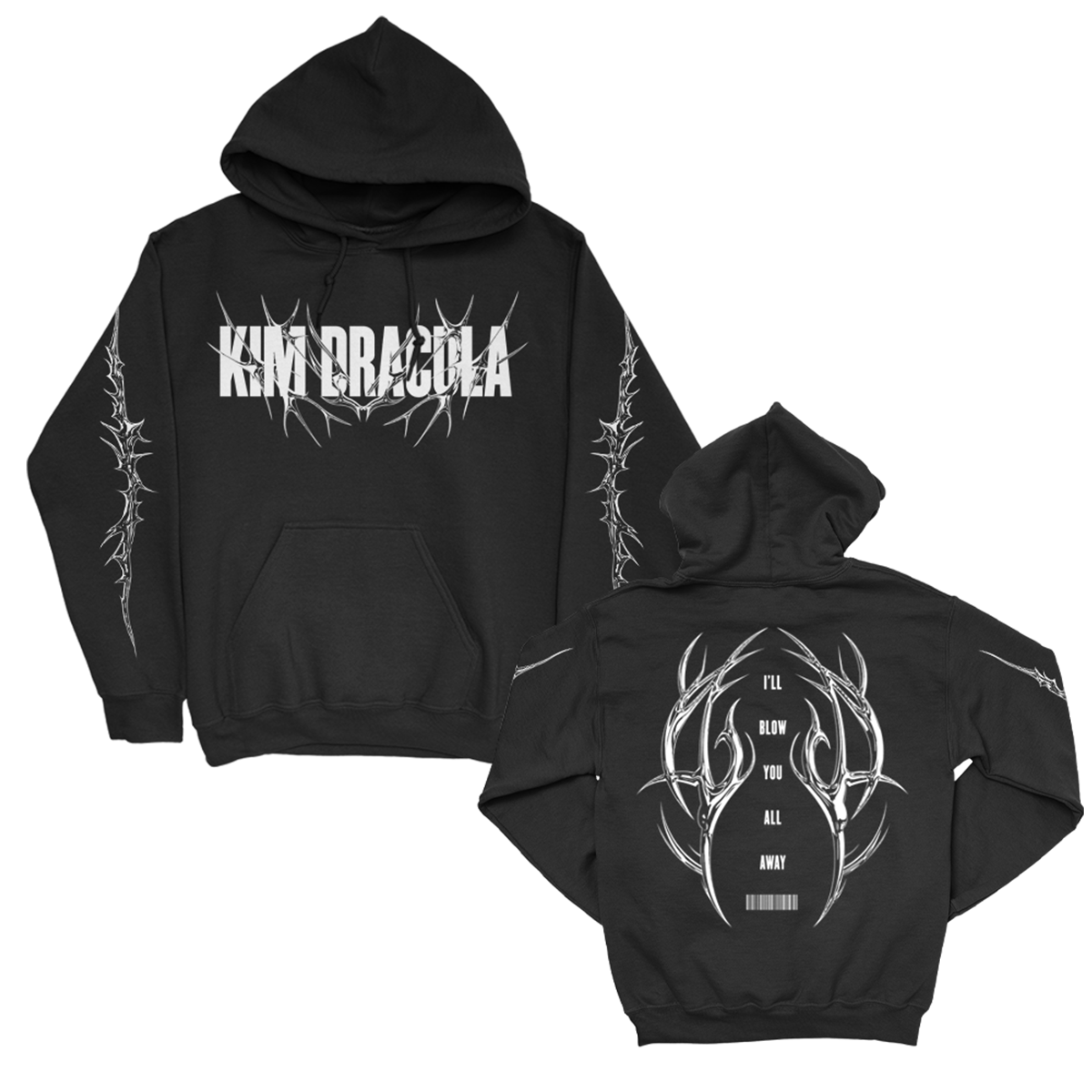 Blow You Away Pullover Hoodie (Black)