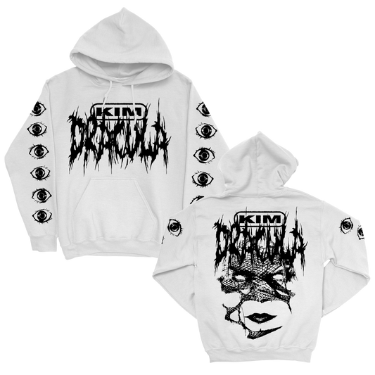 Eye Pullover Hoodie (White)