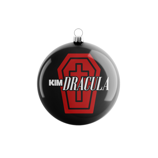 Red Coffin Ornament (Black)